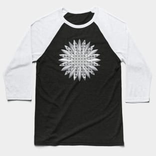 Flower power (silver) Baseball T-Shirt